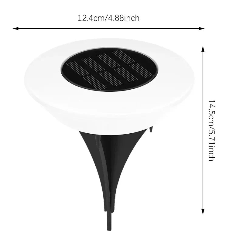 Solar Außenweg 4-teilige Lichter Karnz