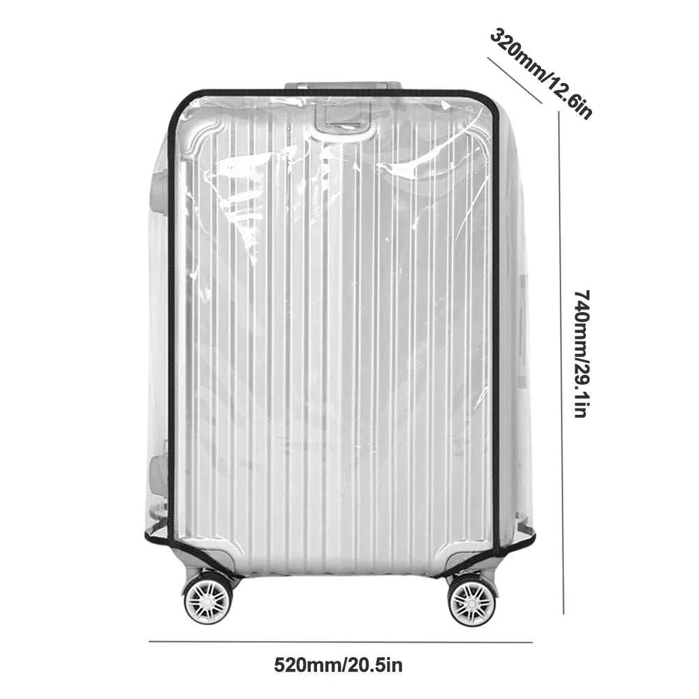 Transparente, wasserdichte Trolley-Abdeckung