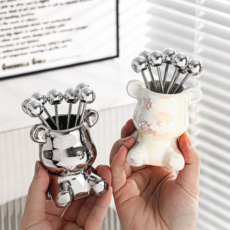 Nordic Tiny Bear Food Fruit Holder | Karnz