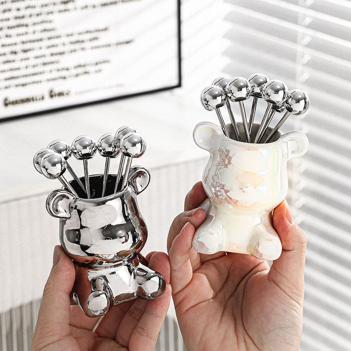 Nordic Tiny Bear Food Fruit Holder | Karnz