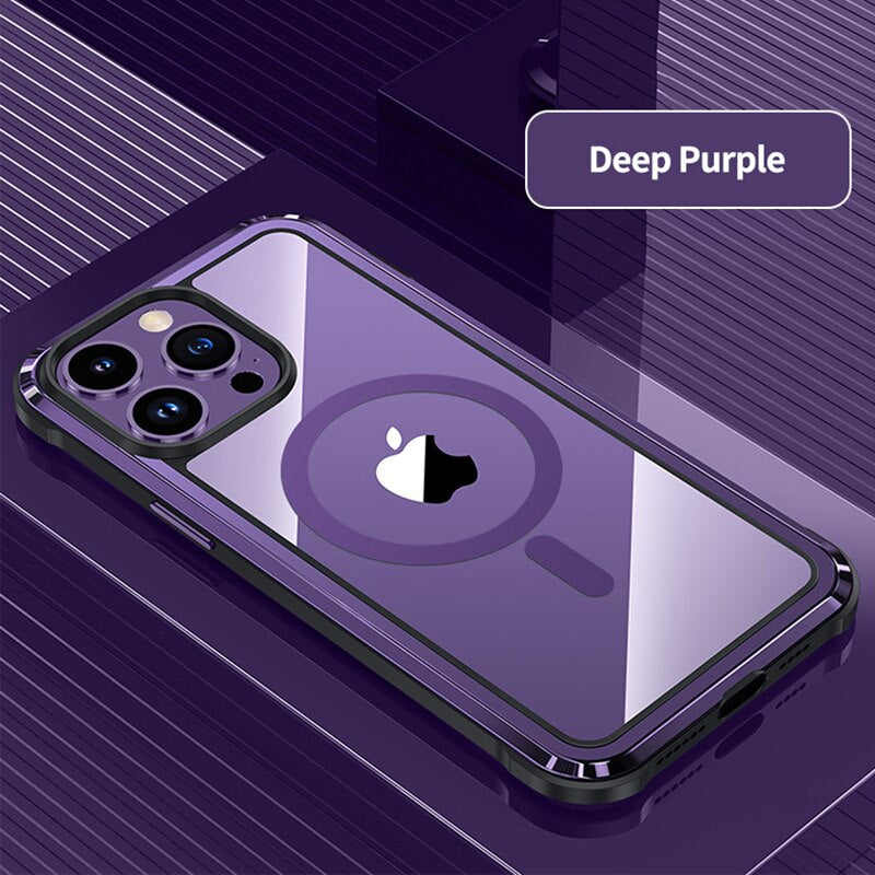 Karnz | Magische Rüstung Magnetisches Lade-iPhone-Hülle