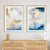 Serene Seascape Wandkunst Abstrakte Ozeanwellen mit goldenen Akzenten Fine Art Leinwanddrucke Bilder für Wohnzimmer Schlafzimmer Nordic Wohnkultur | Karnz