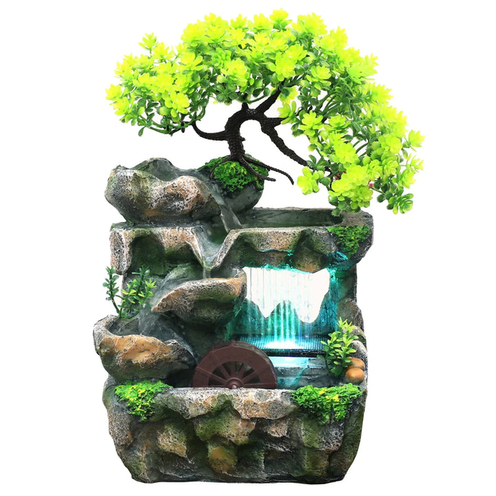 Natürlicher Mini-Baum Wasserfall Tischbrunnen | Karnz
