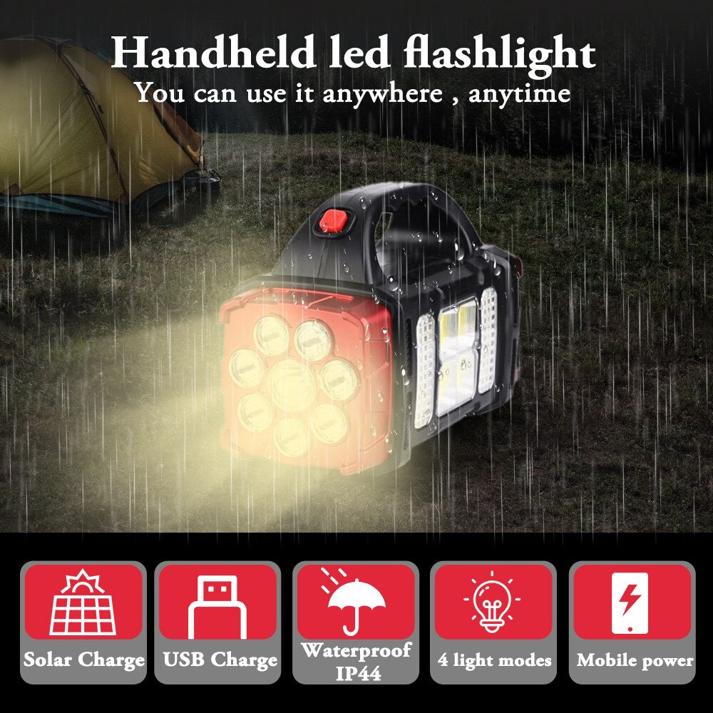 Karnz | Solar Blast Hochleistungs-Powerbank LED Taschenlampe