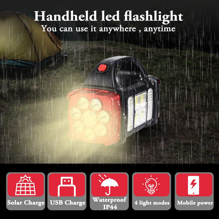 Karnz | Solar Blast Hochleistungs-Powerbank LED Taschenlampe