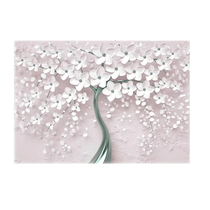 Abstract Floral Big Blossom Petal Tree Wandkunst Feine Kunst Leinwanddrucke Bild Für Wohnzimmer Schlafzimmer Salon Kunst Dekor | Karnz