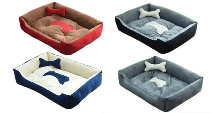 Modernes und gemütliches Leinen-Hundebett Karnz