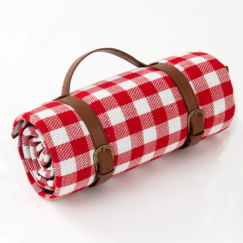 NovaPlaid | Wasserdichte Faltbare Picknickdecke mit Tragegurt | Karnz