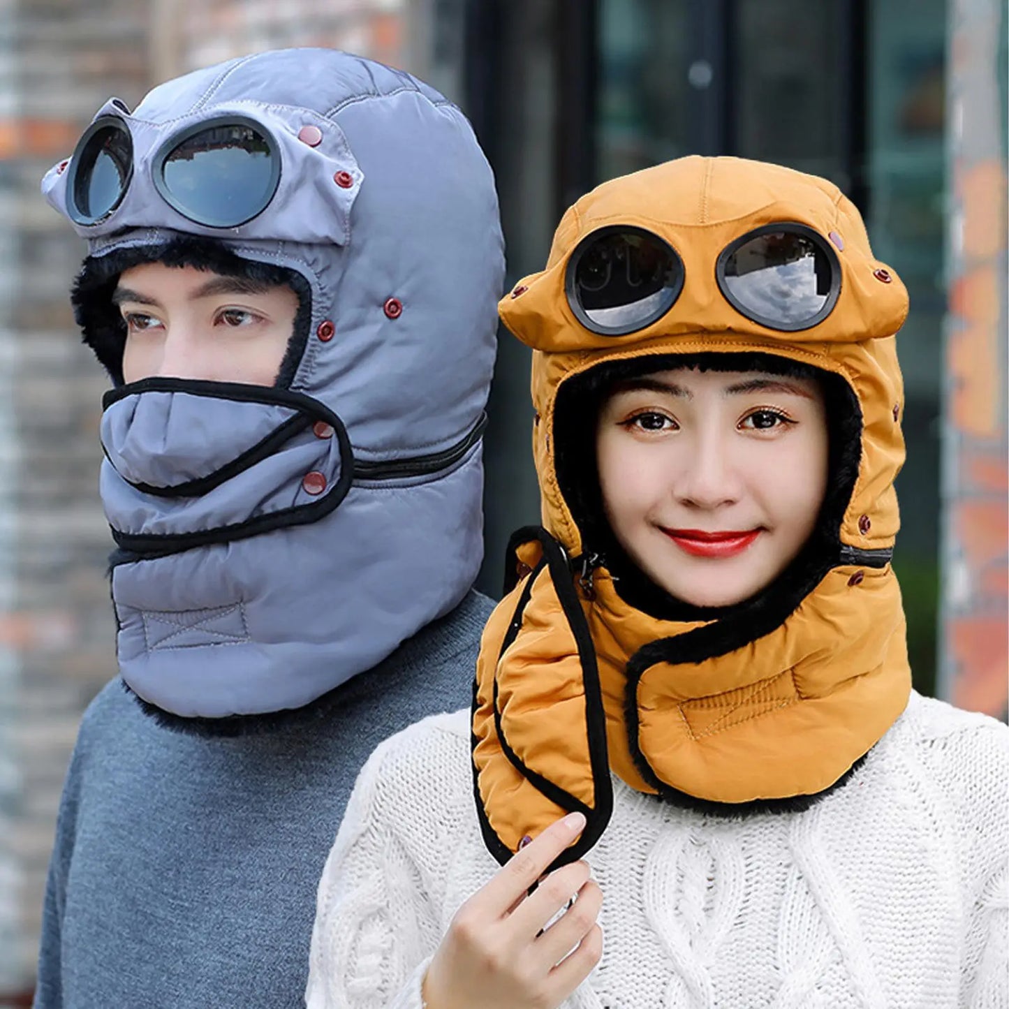Polar Vision Thermo Winddichte Gesichtsbedeckung Beanie