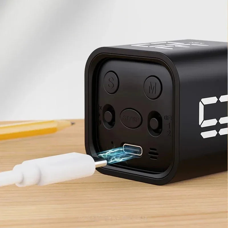 Time Cube SlimTimer – Tragbarer LED-Würfel-Timer mit Bewegungssensor | Karnz
