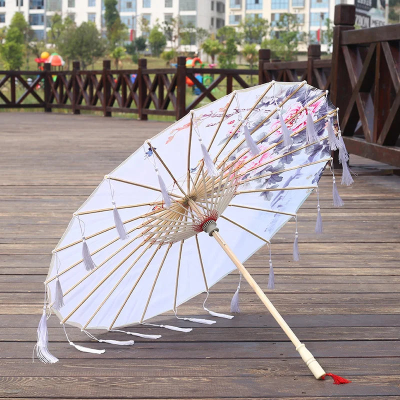 Bamboo Handmade Vintage Paper Umbrella | Karnz