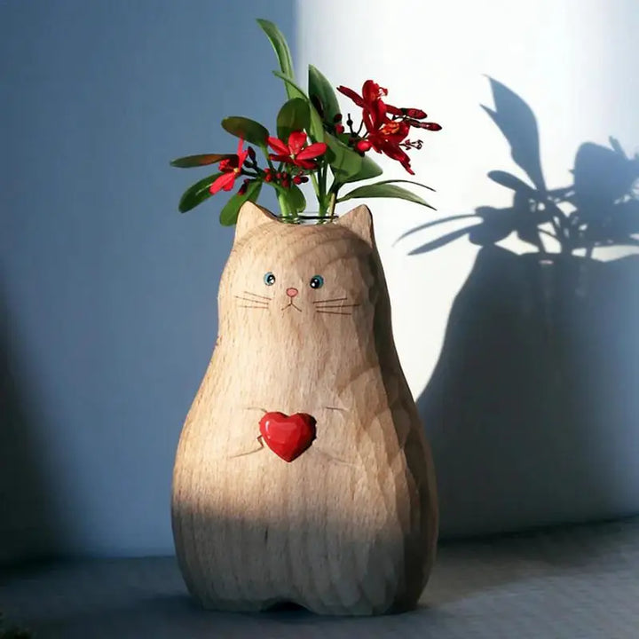 Süßer Katzen-Blumenvasen