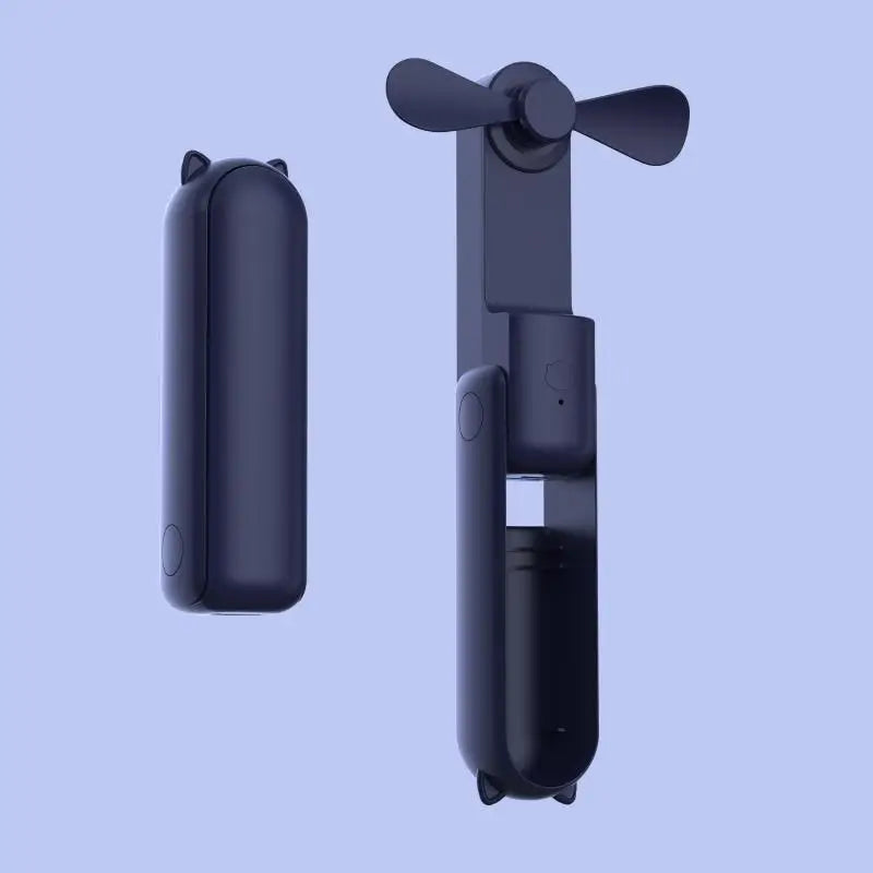 Neuer Tragbarer Mini Ventilator - Kreativ, Drei-Geschwindigkeits-Einstellbar, Einfarbig, USB Wiederaufladbarer Kleiner Ventilator | Karnz
