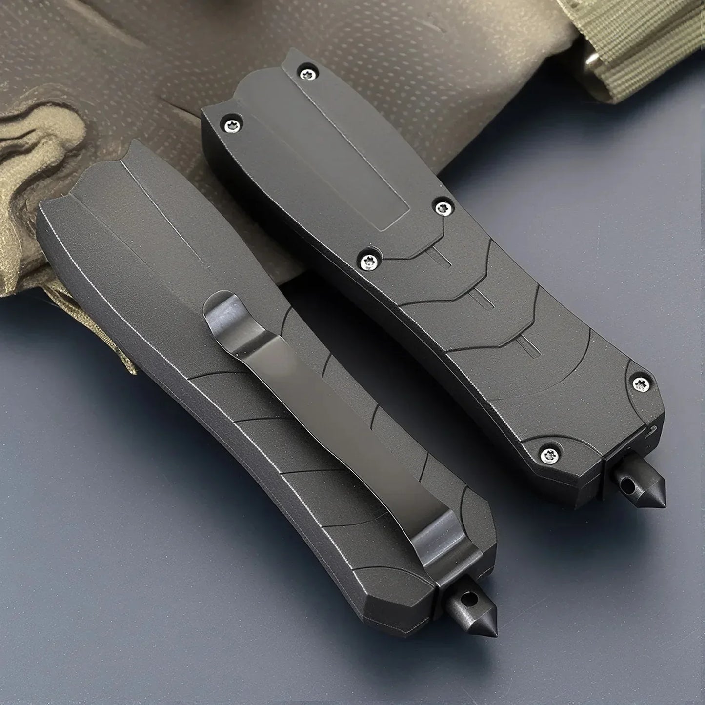 Premium Ergonomisches EDC Multitool Selbstverteidigungsmesser | Karnz