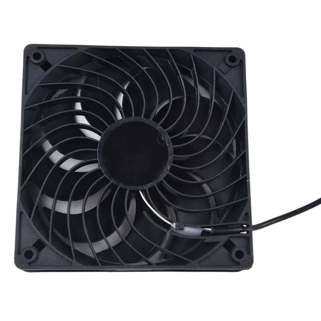 Karnz | AirSol Duo Belüftungssystem | Solarbetriebene Dual-Abluftventilatoren | 10W | Für Gewächshaus, Tierstall & Außenanwendungen
