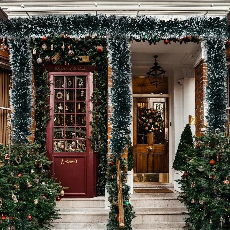 Weihnachtliche Deko Girlande – Künstliche Tannengirlande für Innen- und Außendekoration | Karnz