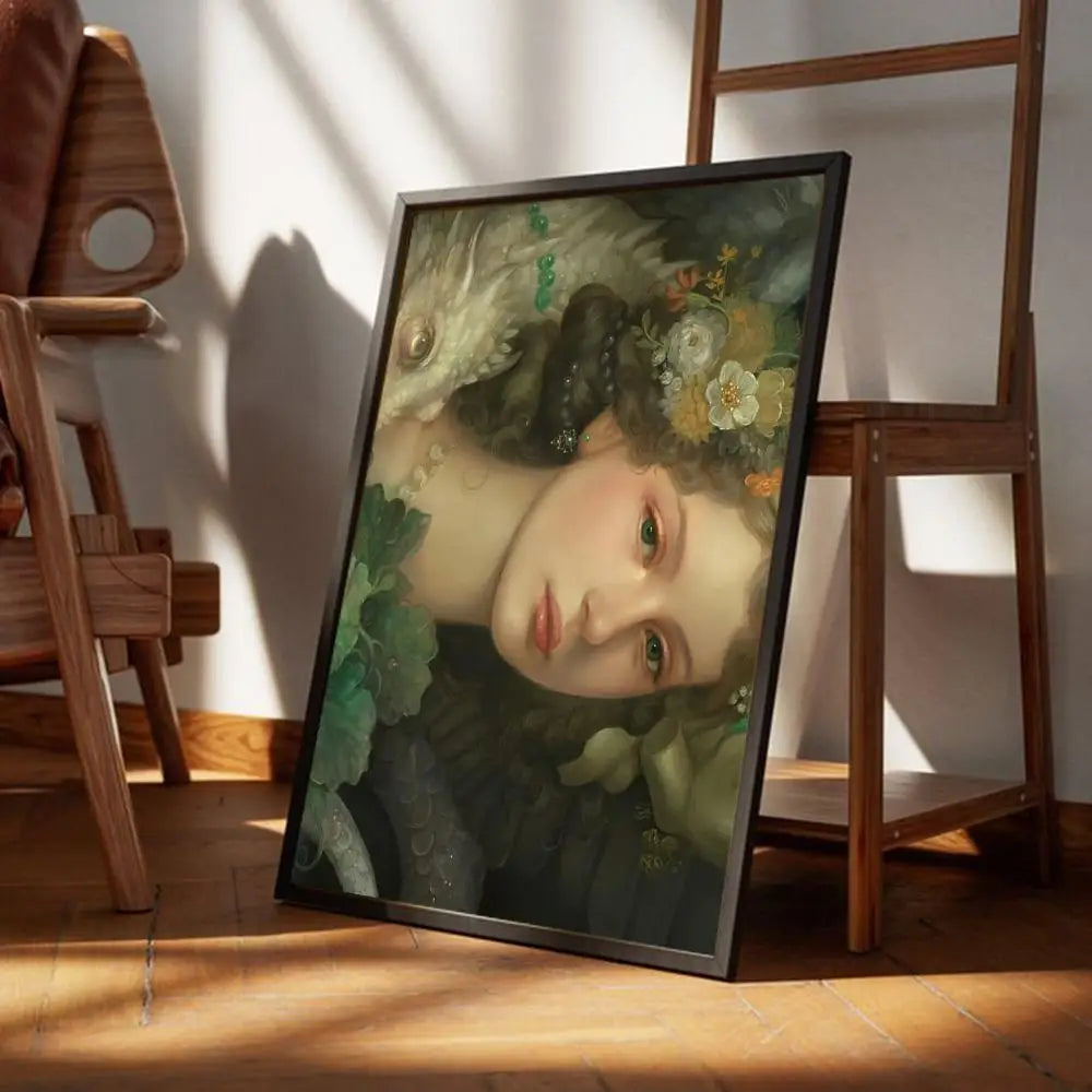 Vintage-Porträt Klassische Fein Kunst Leinwand Drucke Berühmte Gemälde Wandkunst Poster Bilder Für Wohnzimmer Esszimmer Schlafzimmer Kunst Dekor | Karnz