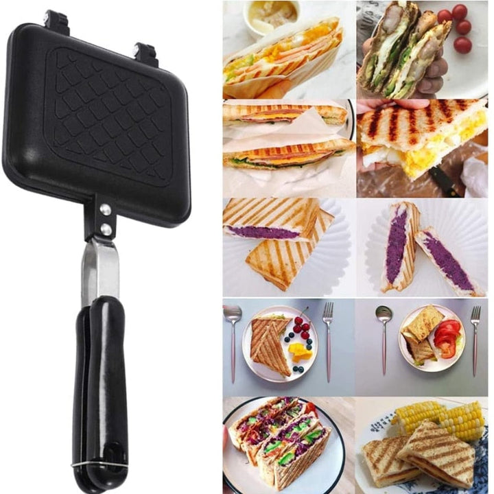 Karnz | Doppelseitiger Antihaft-Sandwich-Maker-Pfanne