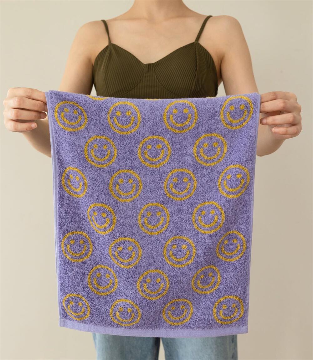 Doppelseitiges Smiley-Handtuch | Karnz