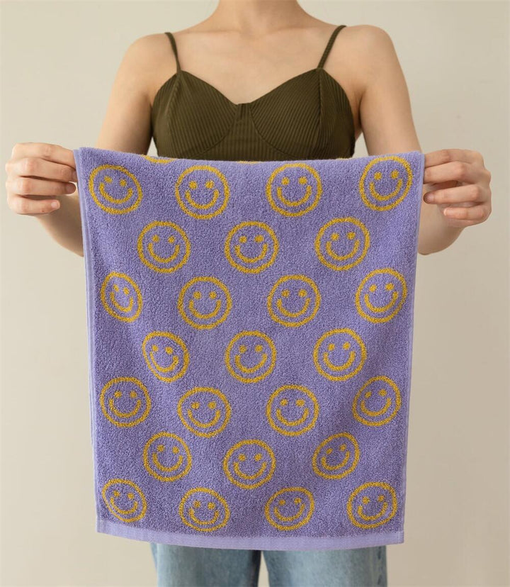 Doppelseitiges Smiley-Handtuch | Karnz