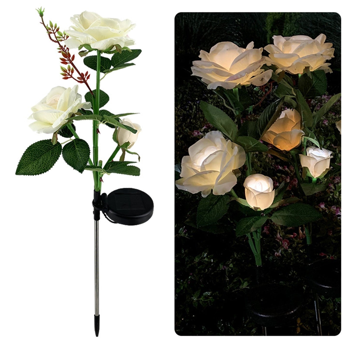 LED Solar Rose Decorative Light | Karnz
