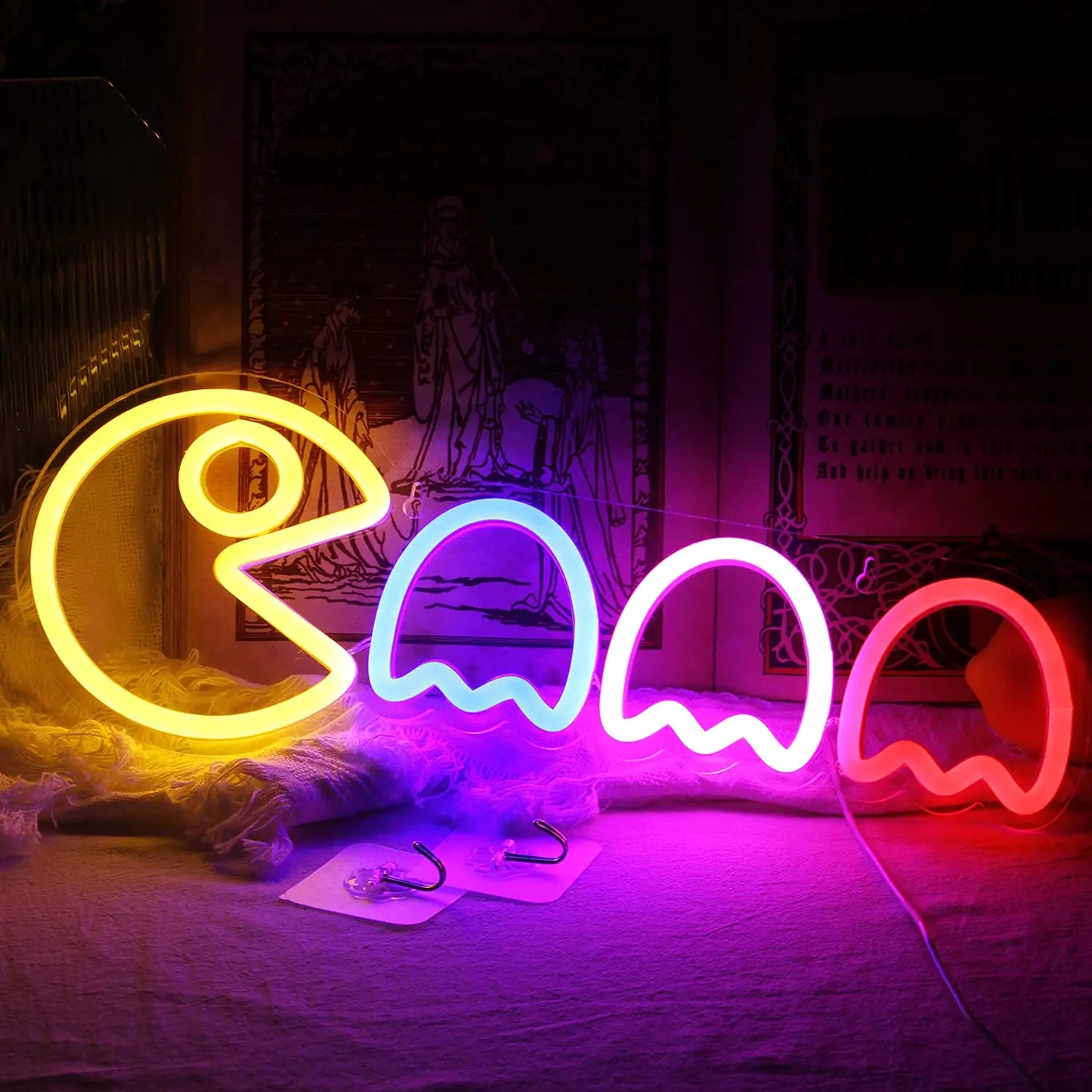 GhostBlaze Neonlampe - Geisterhaft stilvolle Beleuchtung | Karnz