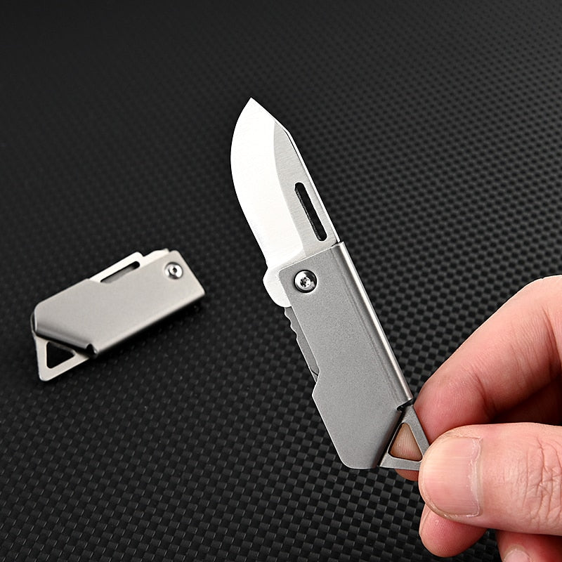 Faltbares Master Edelstahl Überlebens Mini Messer | Karnz
