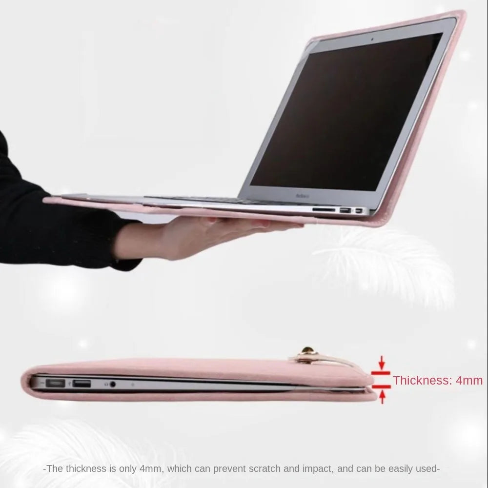 Karnz | Schützende Kreative Pink Laptop Tasche Hülle