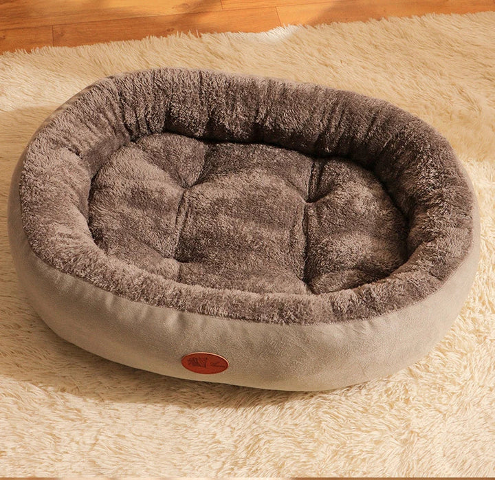 Oval Plush Bett für Hunde & Katzen Karnz