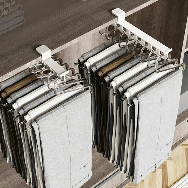 Ausziehbare Kleiderstange Kleiderschrank Organizer Kleiderbügel