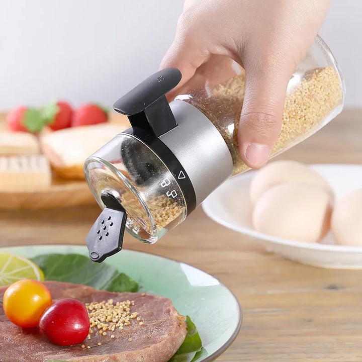 Karnz | Push-Salzstreuer präzise Portionen und elegantes Aussehen