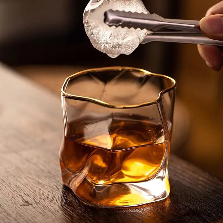Texturiertes Whiskeyglas 2-teilige Set Karnz