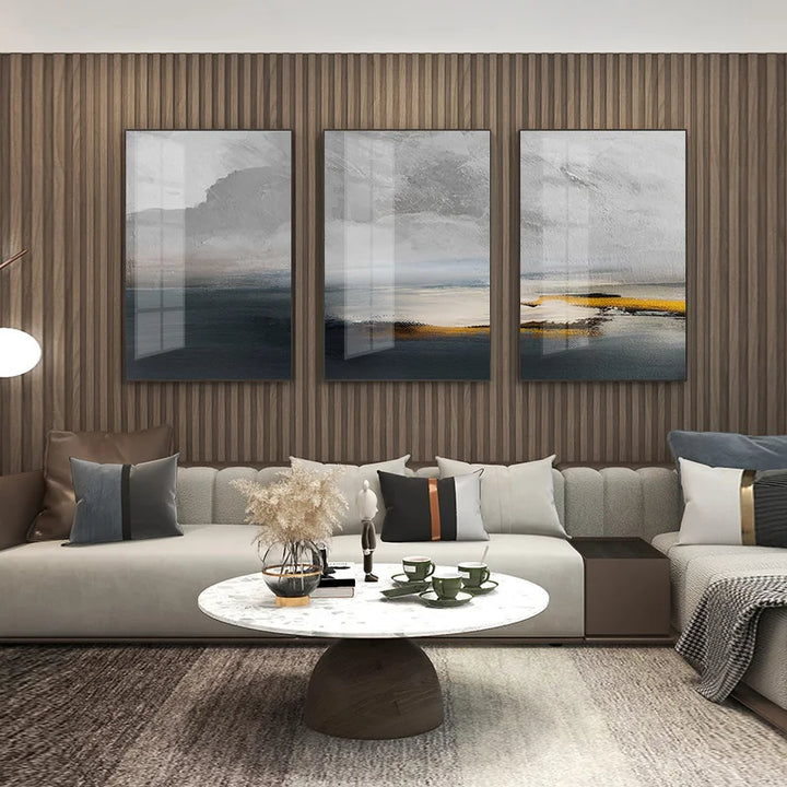 Sonnenuntergang See Landschaft Abstract Wandkunst Fine Art Leinwanddrucke Bilder für modernes Apartment Wohnzimmer Home Office Kunst Dekor | Karnz
