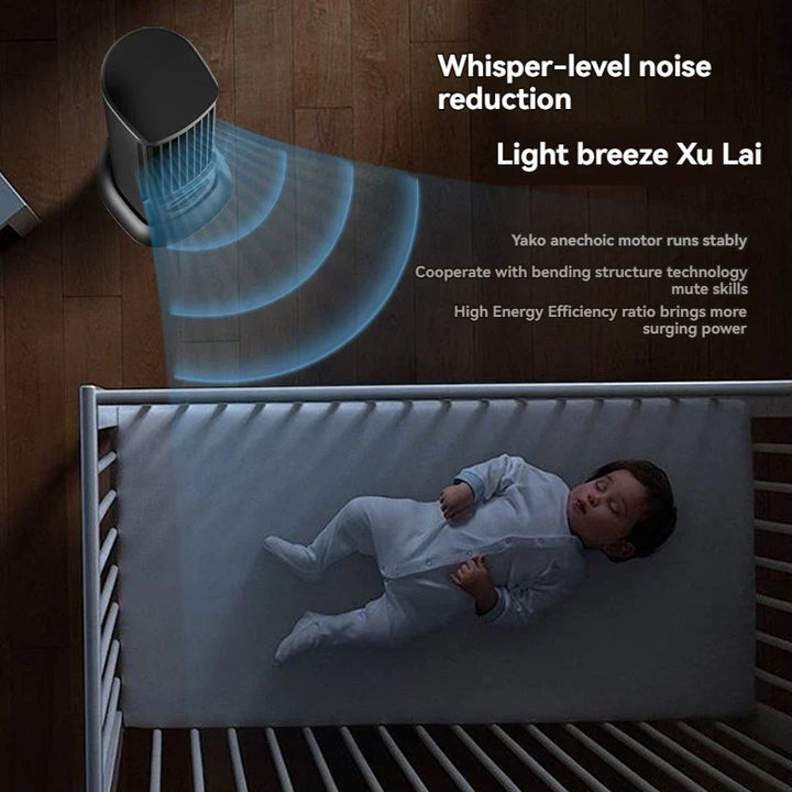 Towerless Ultra Cool Air Conditioning Desktop Fan | Karnz