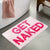BlushNaked Gepolsterter Design Teppich – Pink "Get Naked" Bad- und Wohnteppich Karnz
