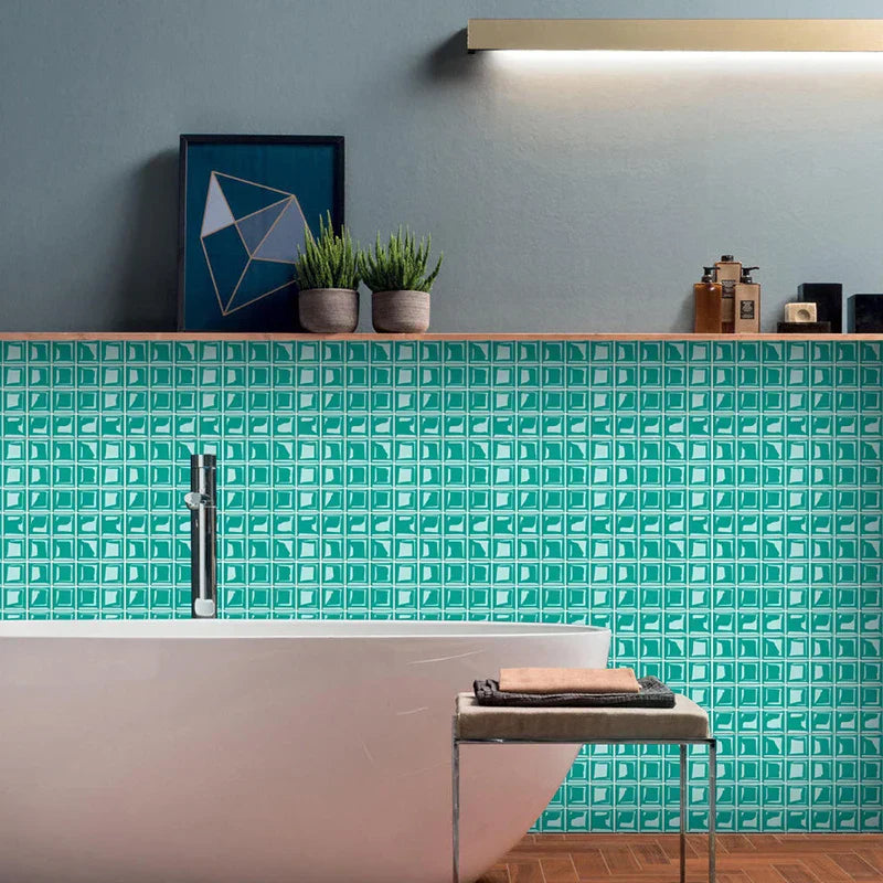 DecoMosaic 3D Mosaik Wandfliesen Aufkleber Karnz