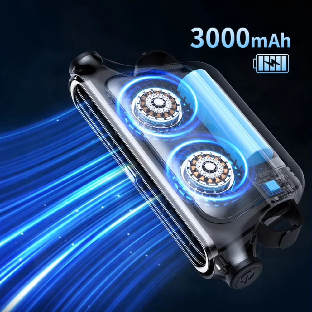 Auto Kopfstützen Kühler Ventilator 3-Gang Einstellbarer Elektrischer Autositz Ventilator 5V/2A Auto Rückensitz Ventilator Auto Innenaccessoires | Karnz