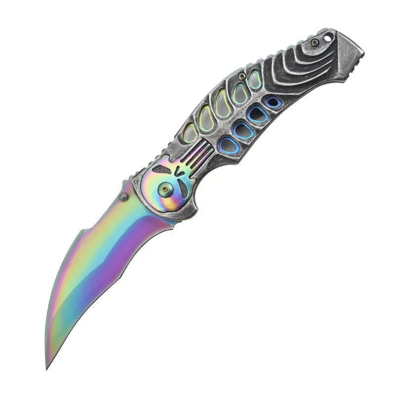 Taktisches Nigh Skull Faltbares Taschenmesser | Karnz