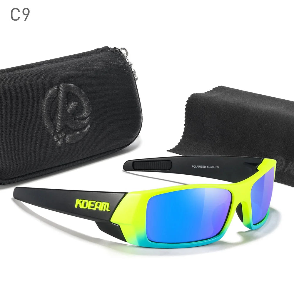 Photochrome Sonnenbrille Schwarzer Rahmen mit Etui | Karnz