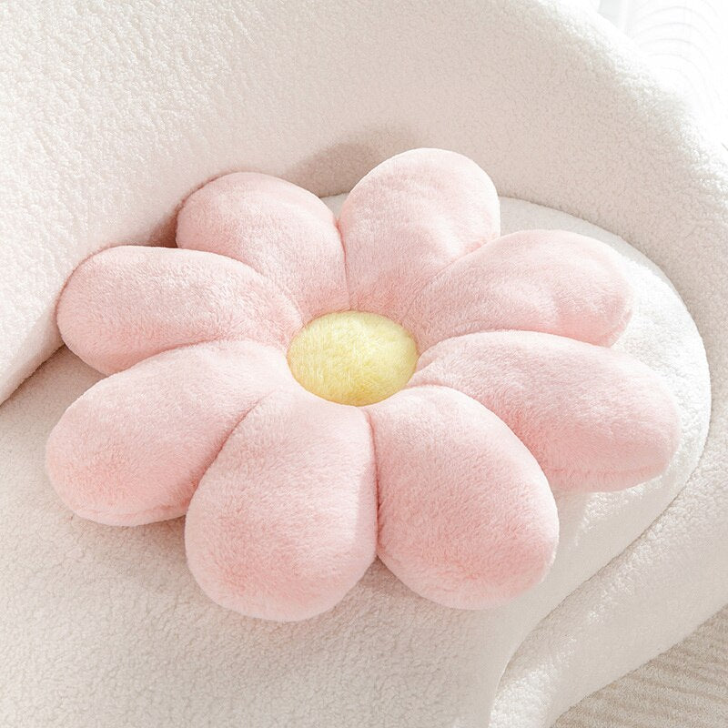 Fluffy Daisy Kissen - Pastell | Karnz