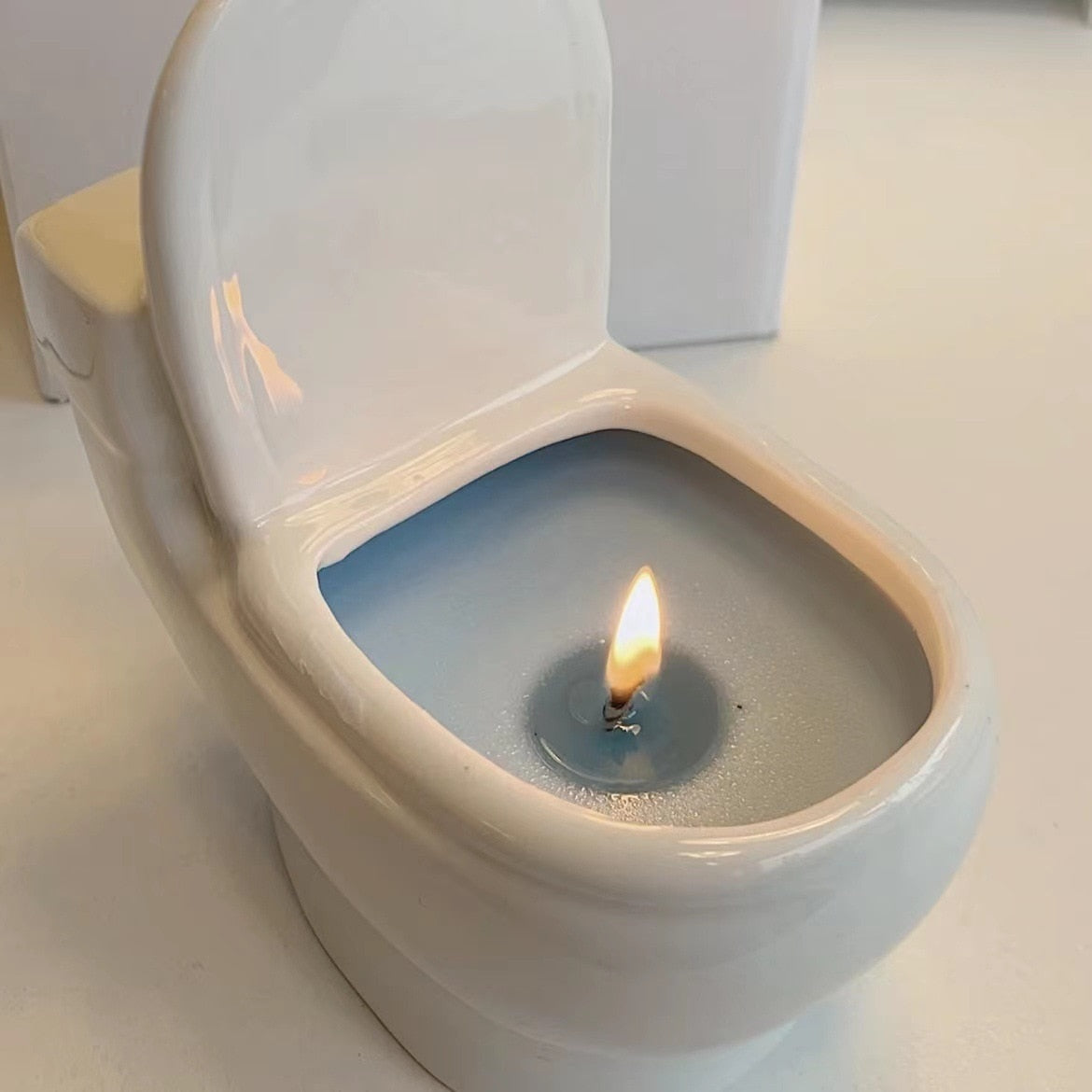 Kreative Lustige Toiletten Aromatherapie Kerze