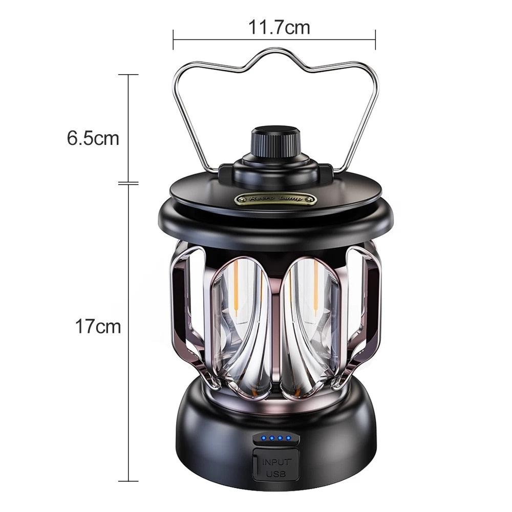 Retro Power Bank Camping LED Lampe | Karnz