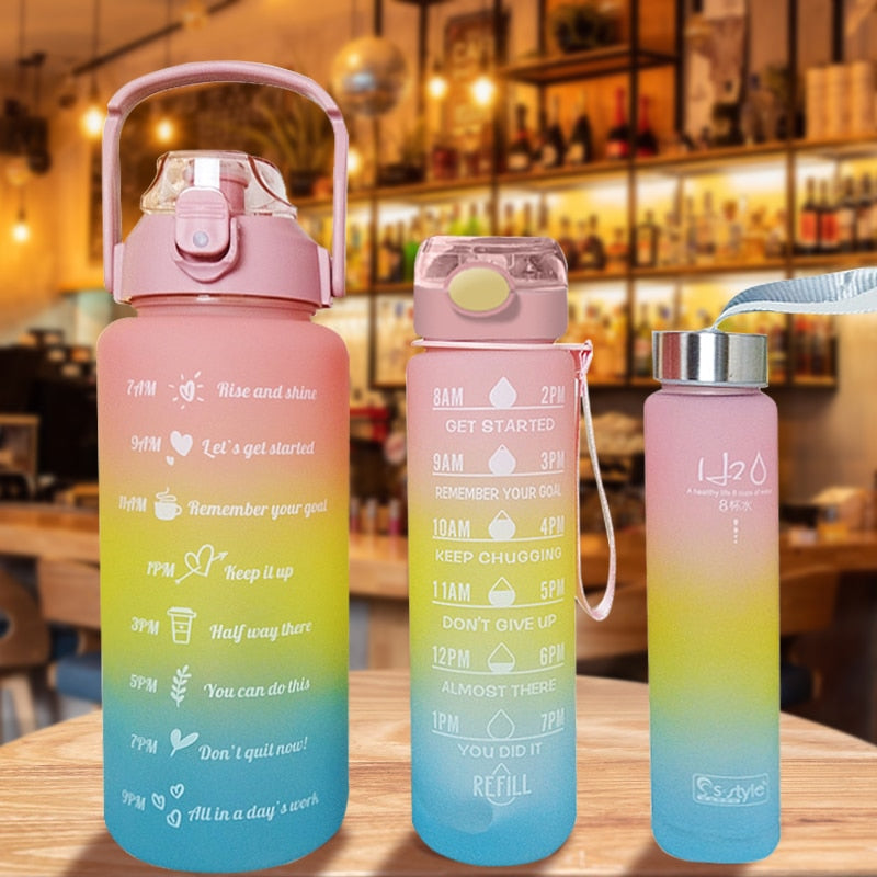 All Day Hydrate Zeit Marker Wasserflasche | Karnz