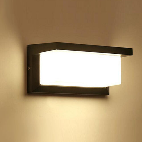 Guifi - Wasserdichte LED Außen Schwarz Wandlicht Modernes Design | Karnz