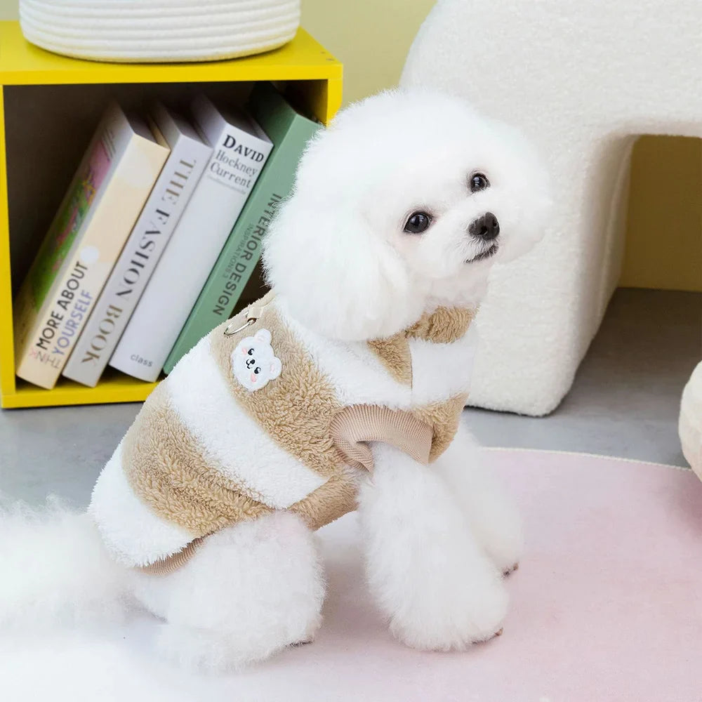 Wärmer Fleece-Hundepullover für kleine Hunde Karnz