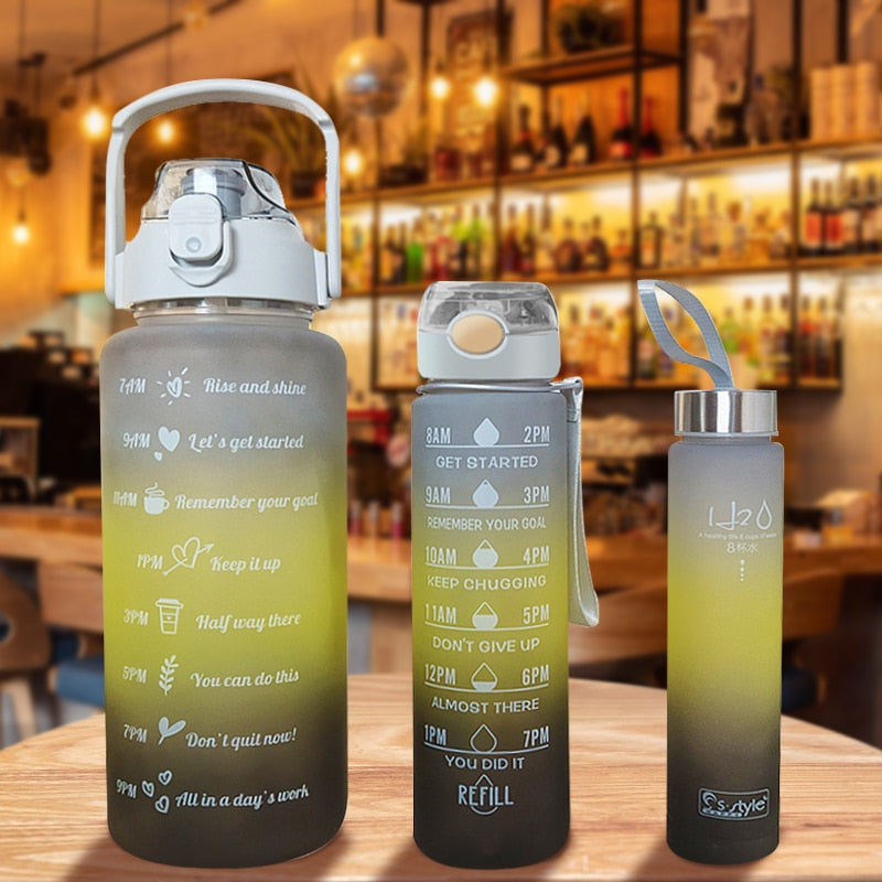 All Day Hydrate Zeit Marker Wasserflasche | Karnz