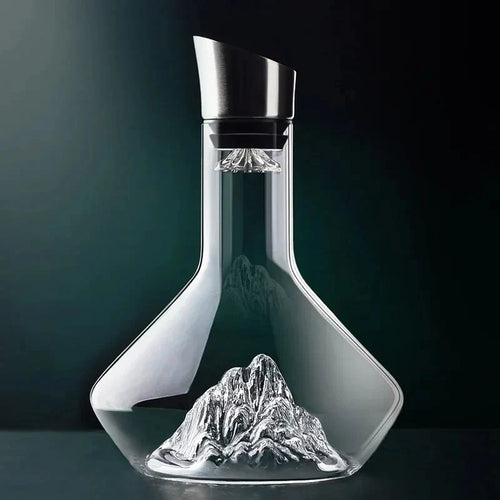 1500ml Iceberg Dekanter Kreatives bleifreies Kristallmaterial Luxus hochwertige Haushaltsrotweindekanter Weinkrug