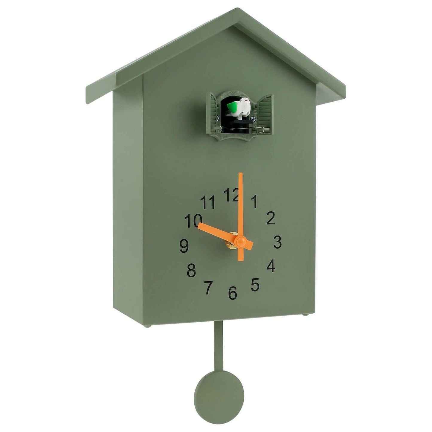 Zeitgenössische Kuckucksquarz-Wanduhr