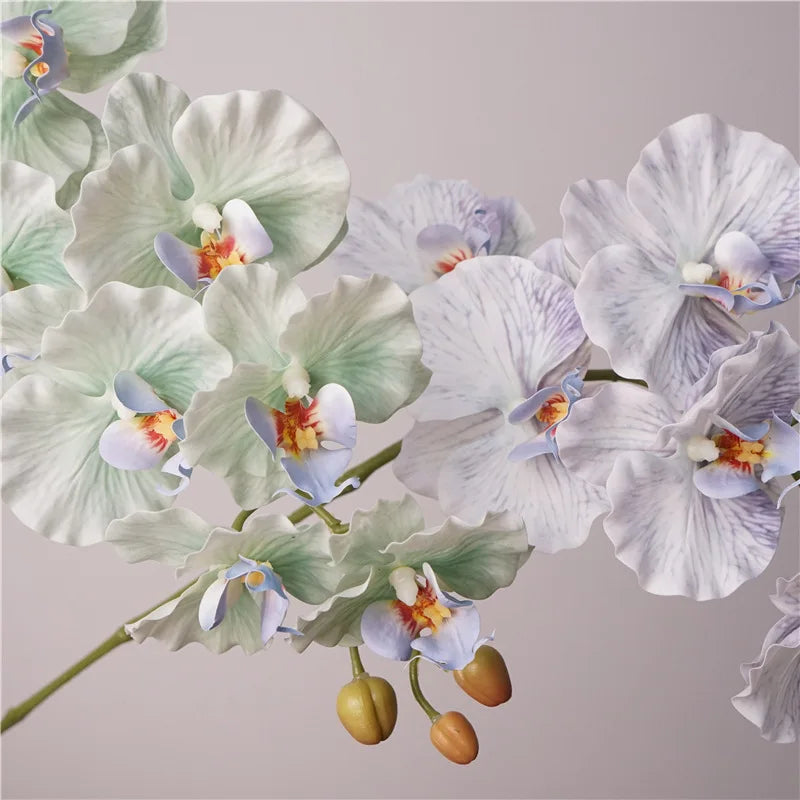 9-köpfige künstliche Phalaenopsis-Blume
