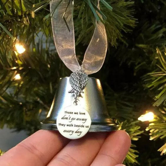 Weihnachtsbaum-Gedenkornamente Engel Flügel Glocken-Anhänger Hängedekoration | Karnz